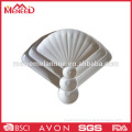 SGS certificated scalloped shape hotel plate